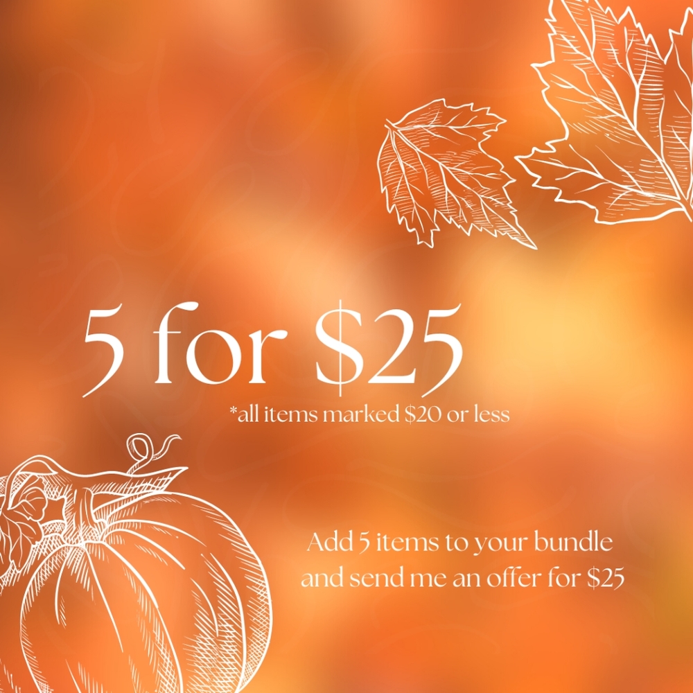 5 items for $25*